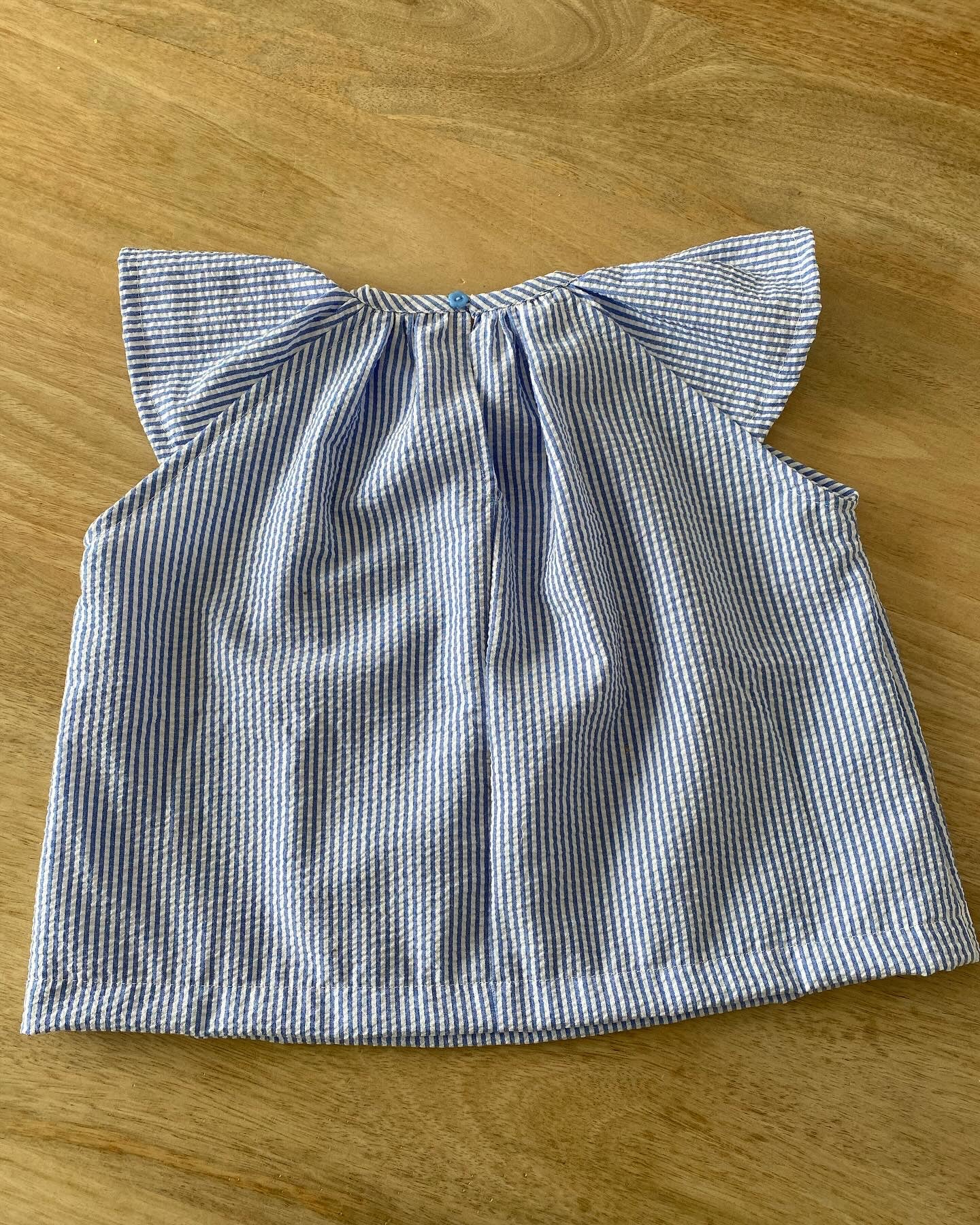 Blouse mancherons