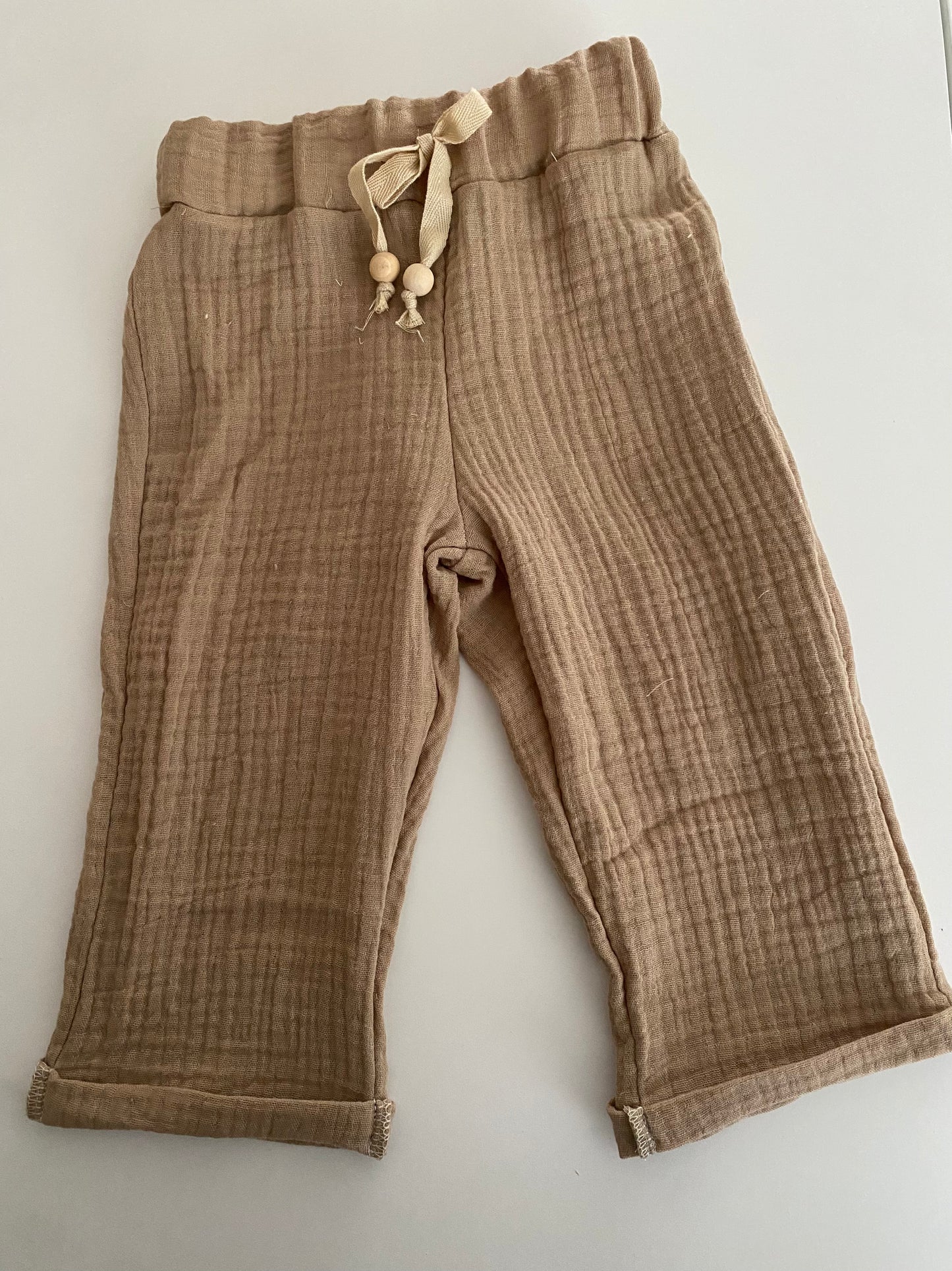 Pantalon droit à revers
