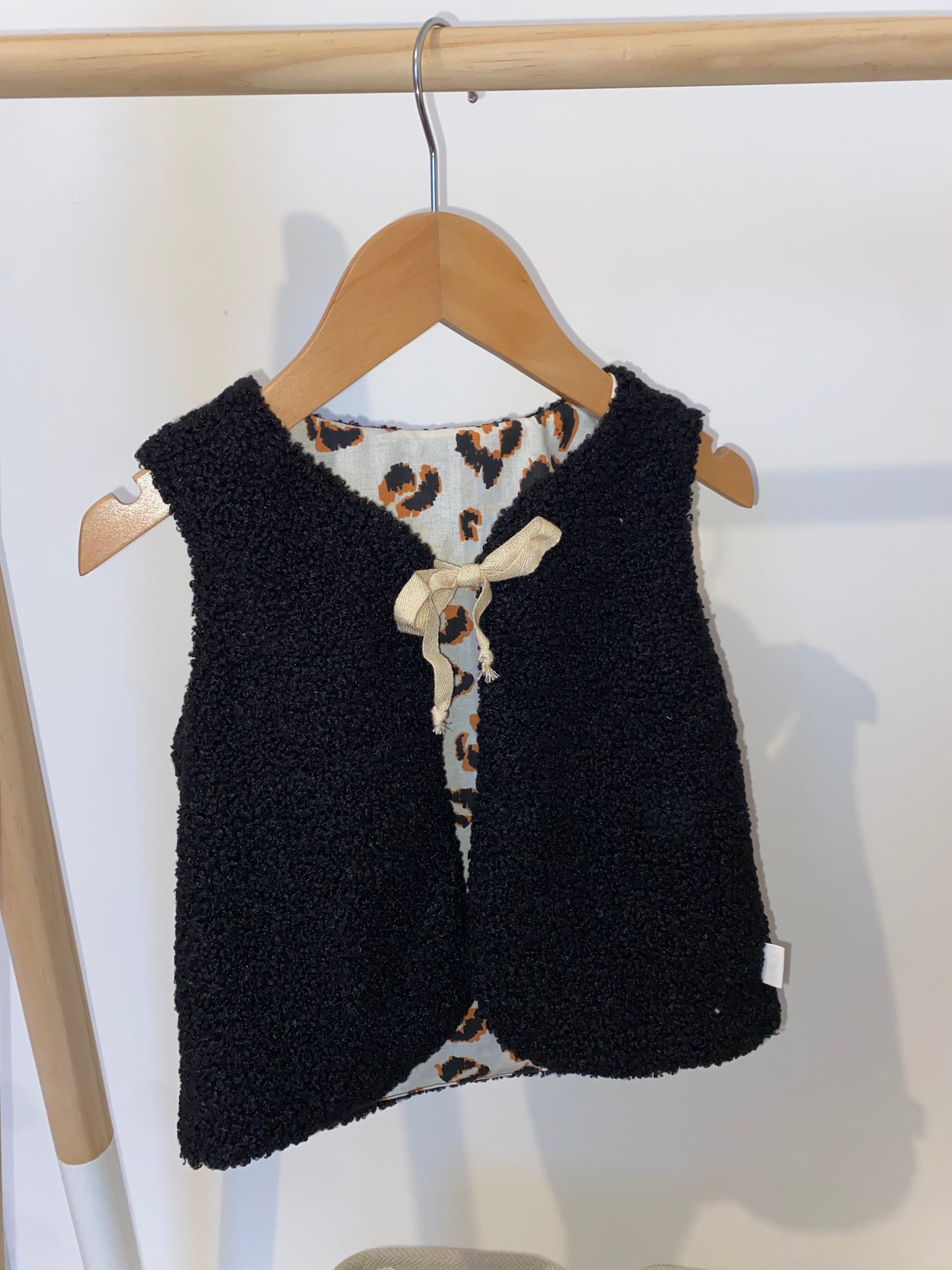 Gilet de berger Léo noir