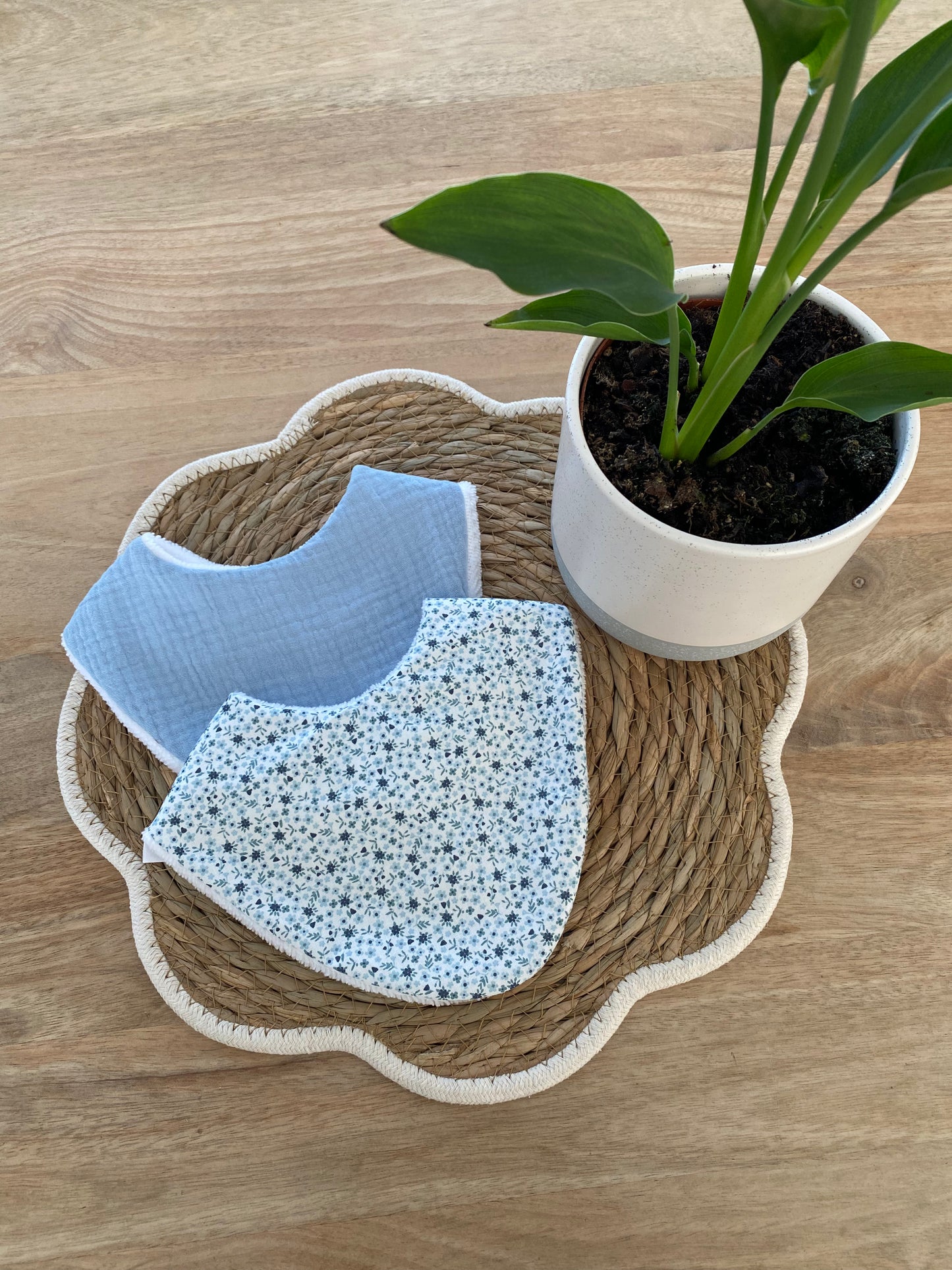 Duo de bavoirs bandana