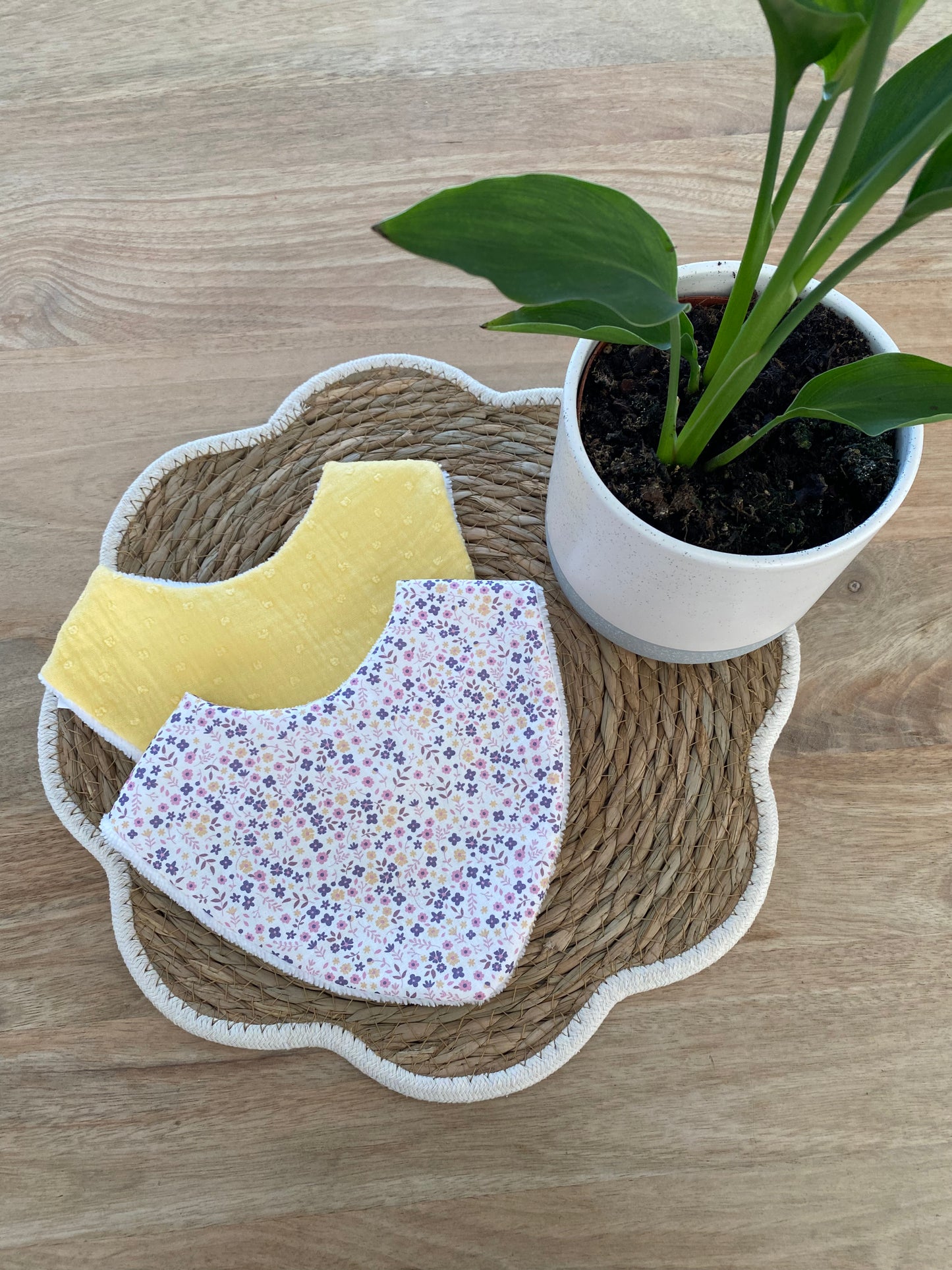Duo de bavoirs bandana