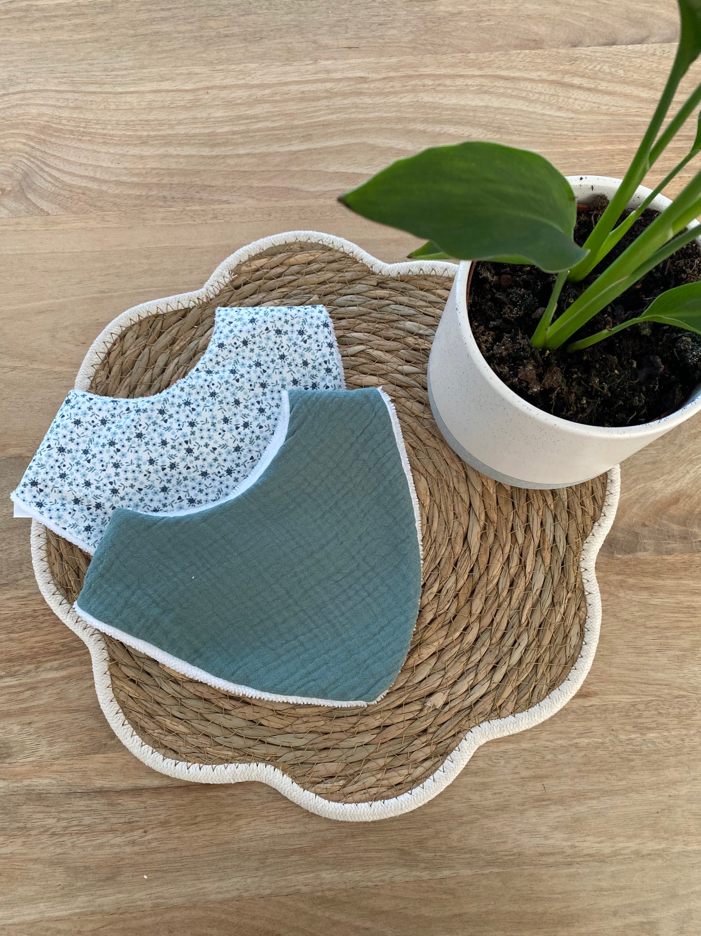 Duo de bavoirs bandana
