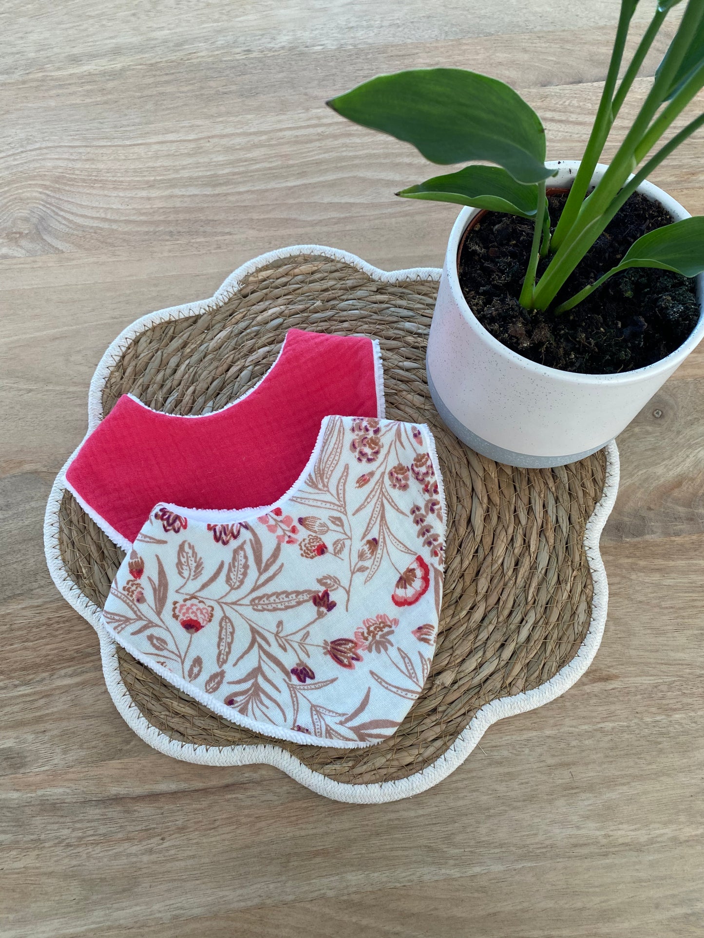 Duo de bavoirs bandana