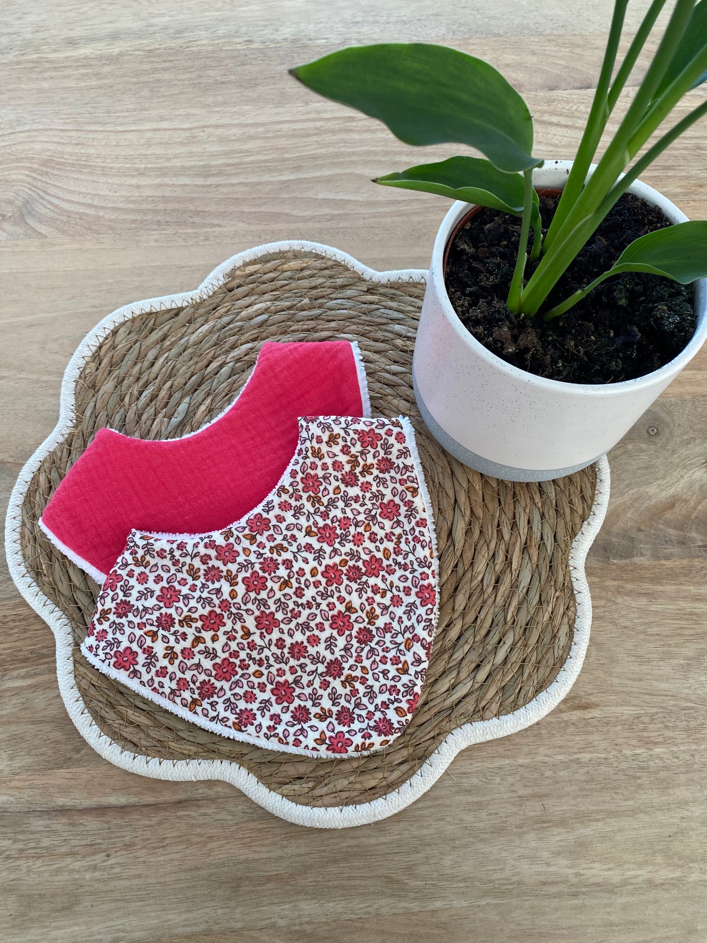 Duo de bavoirs bandana