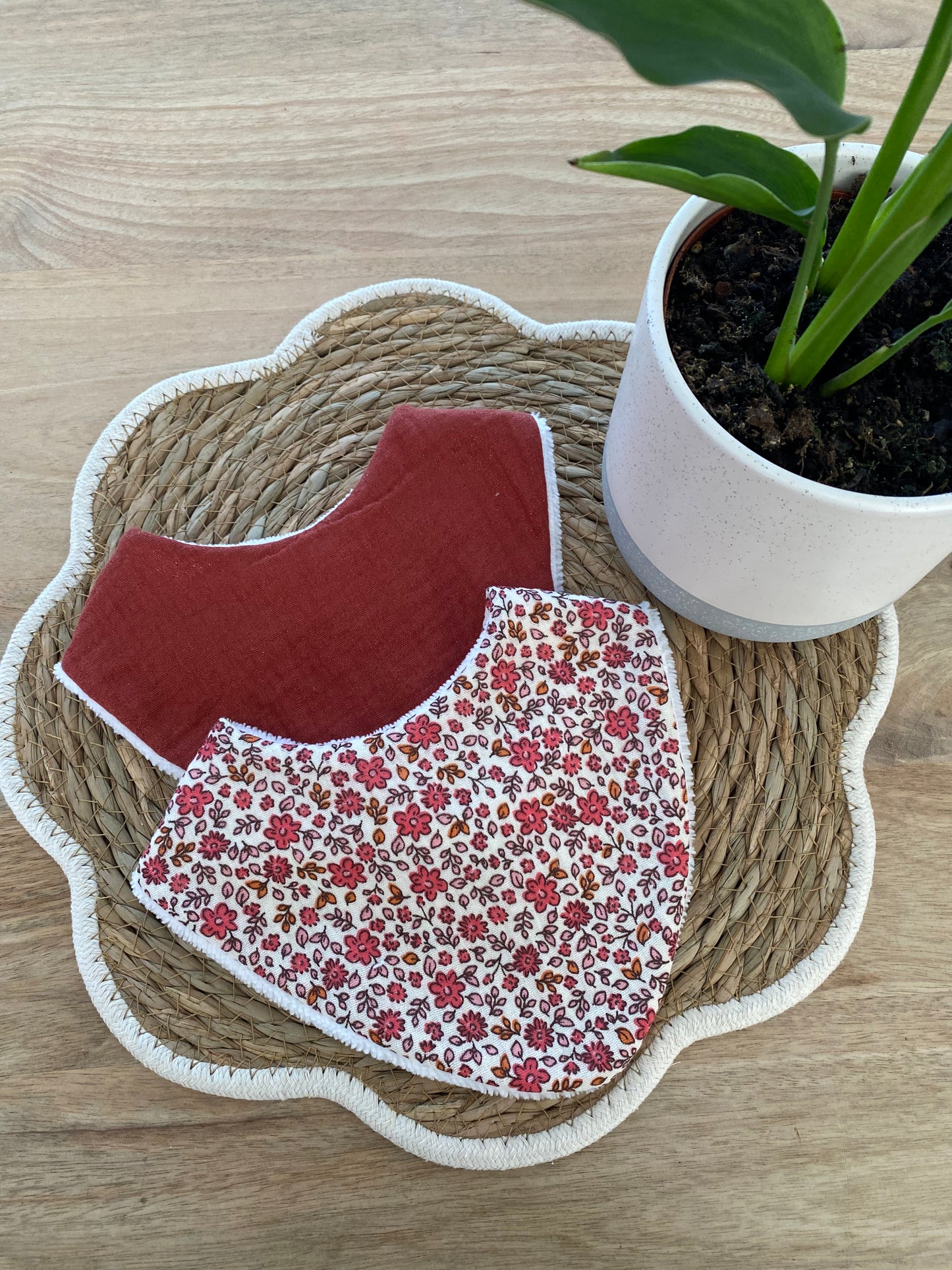 Duo de bavoirs bandana