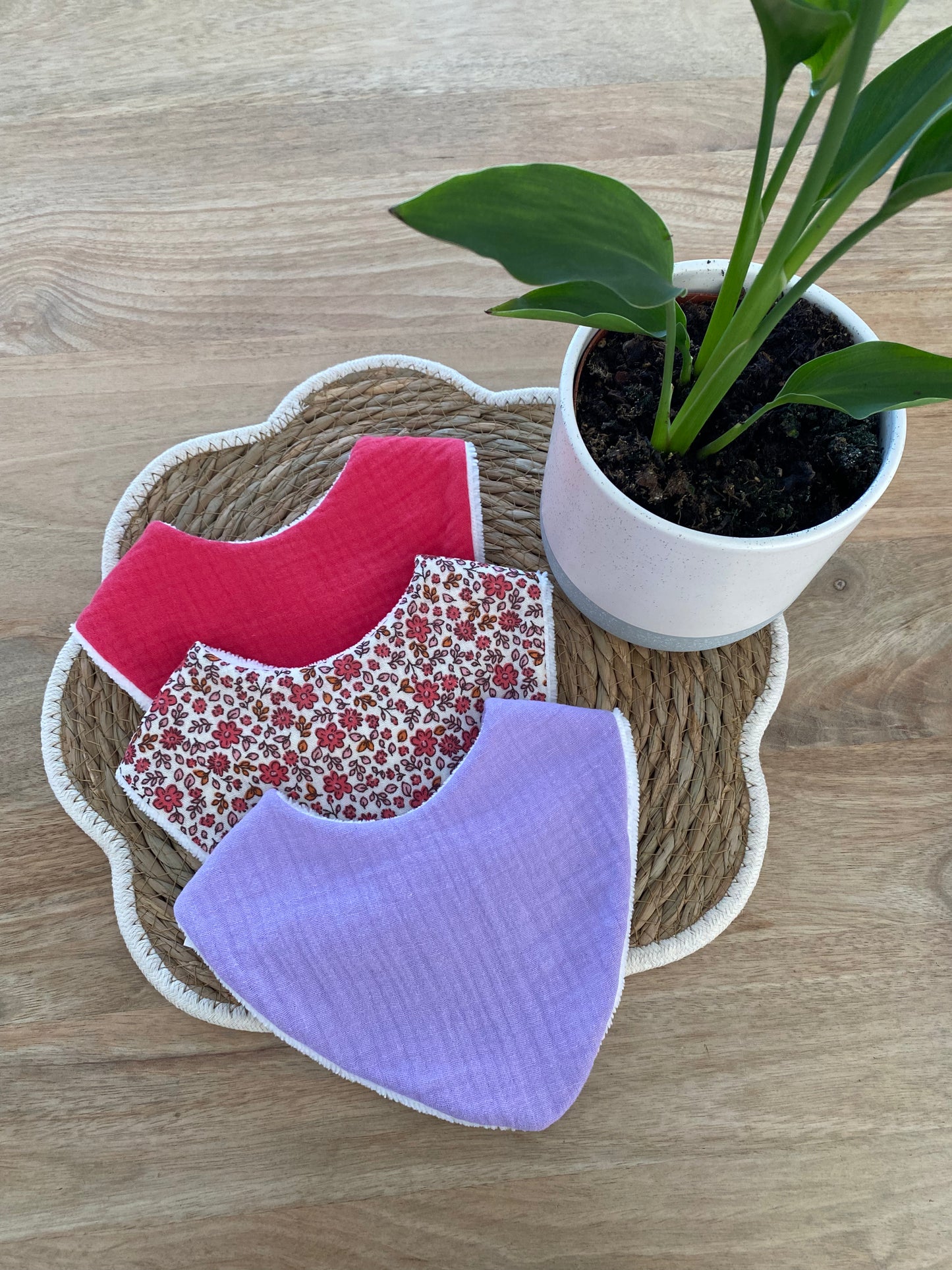 Trio de Bavoirs bandana