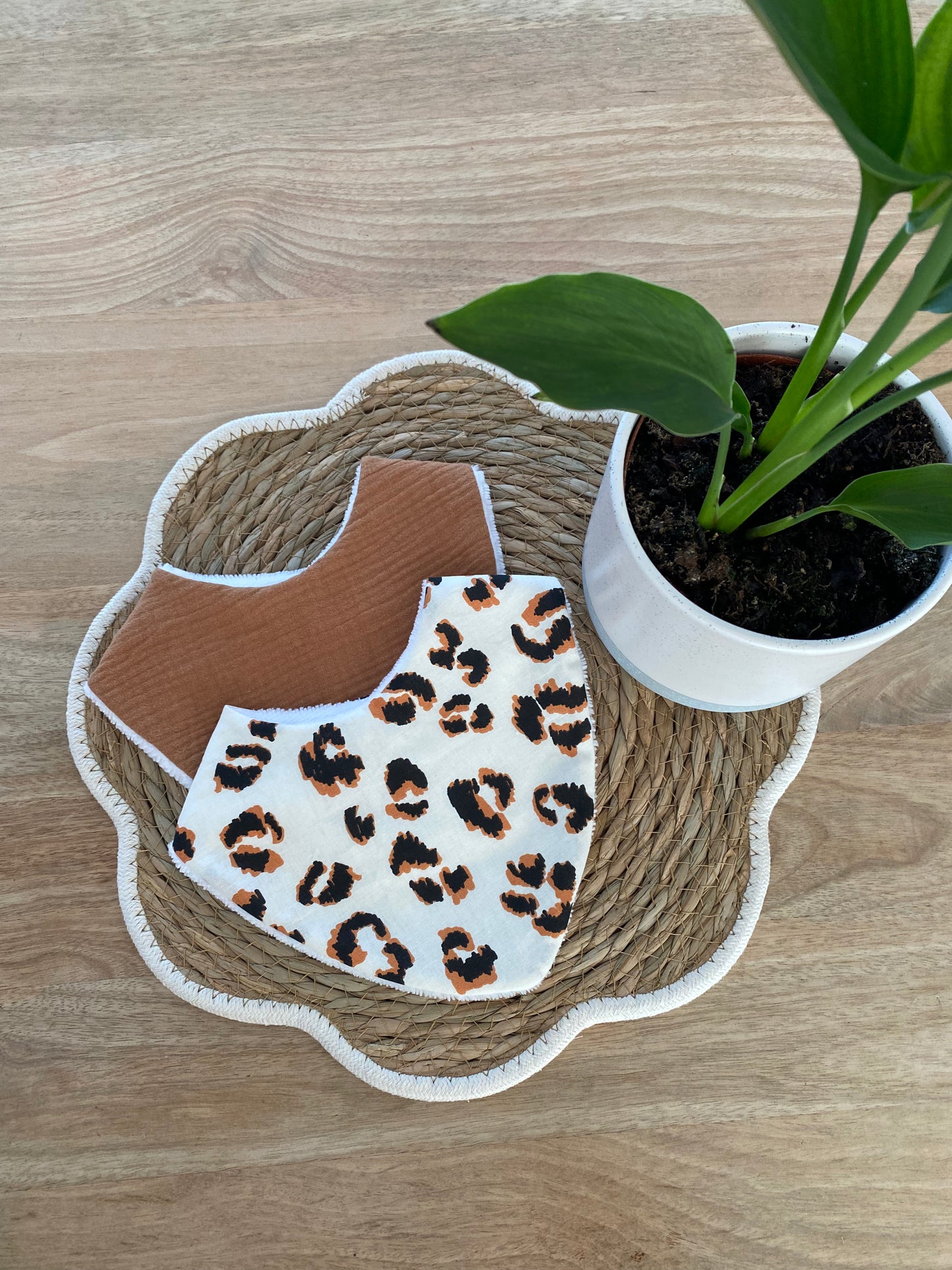Duo de bavoirs bandana