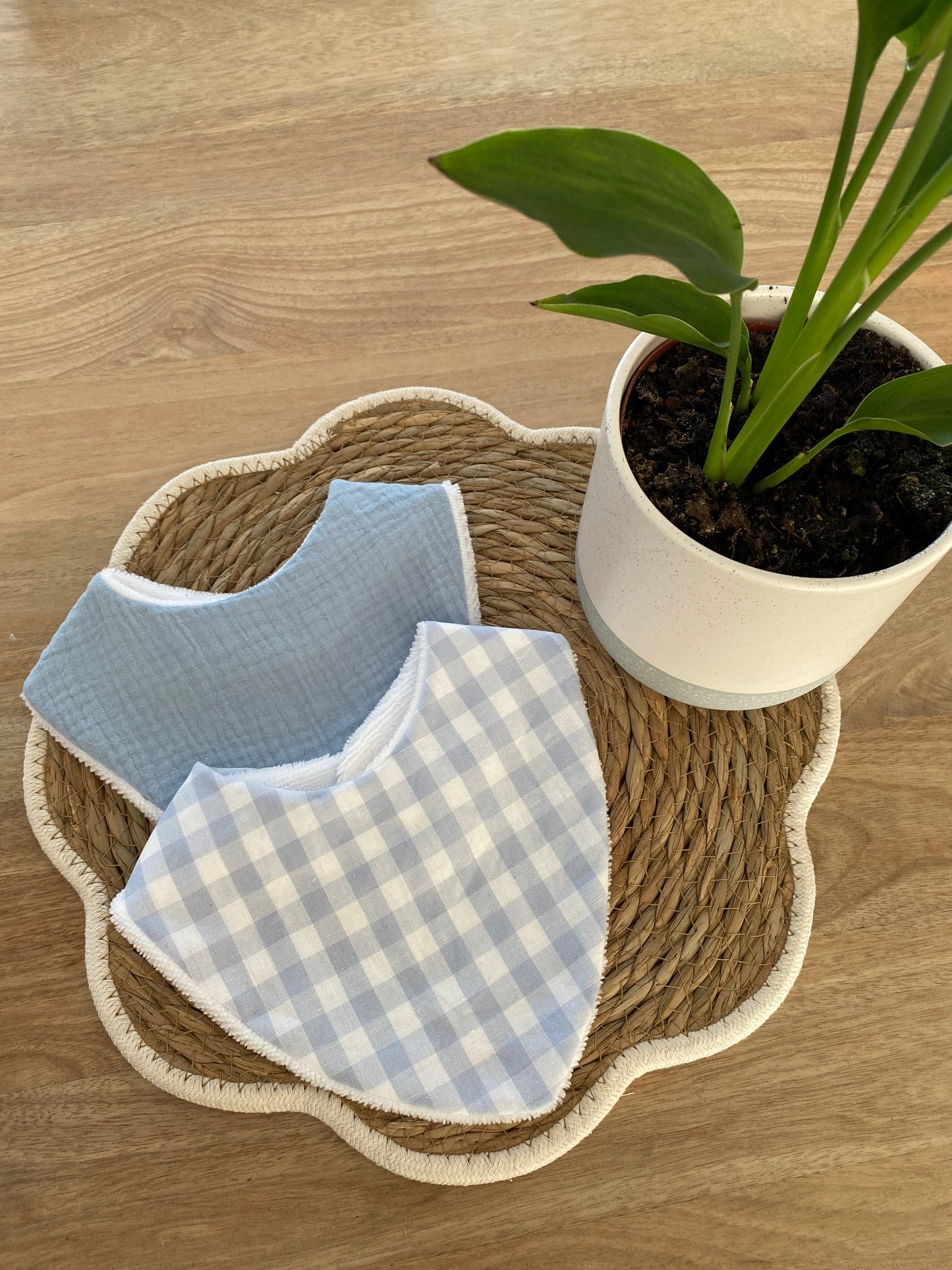 Duo de bavoirs bandana