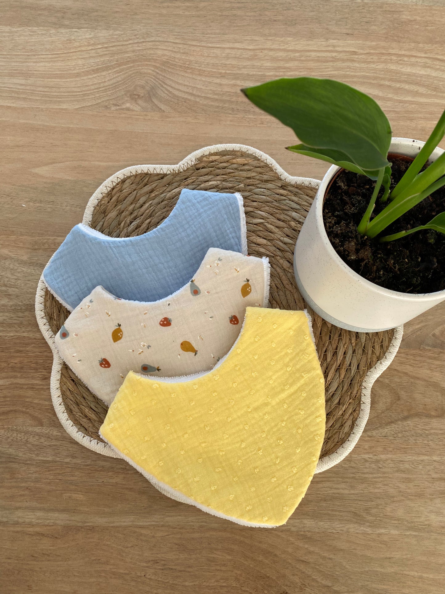 Trio de Bavoirs bandana