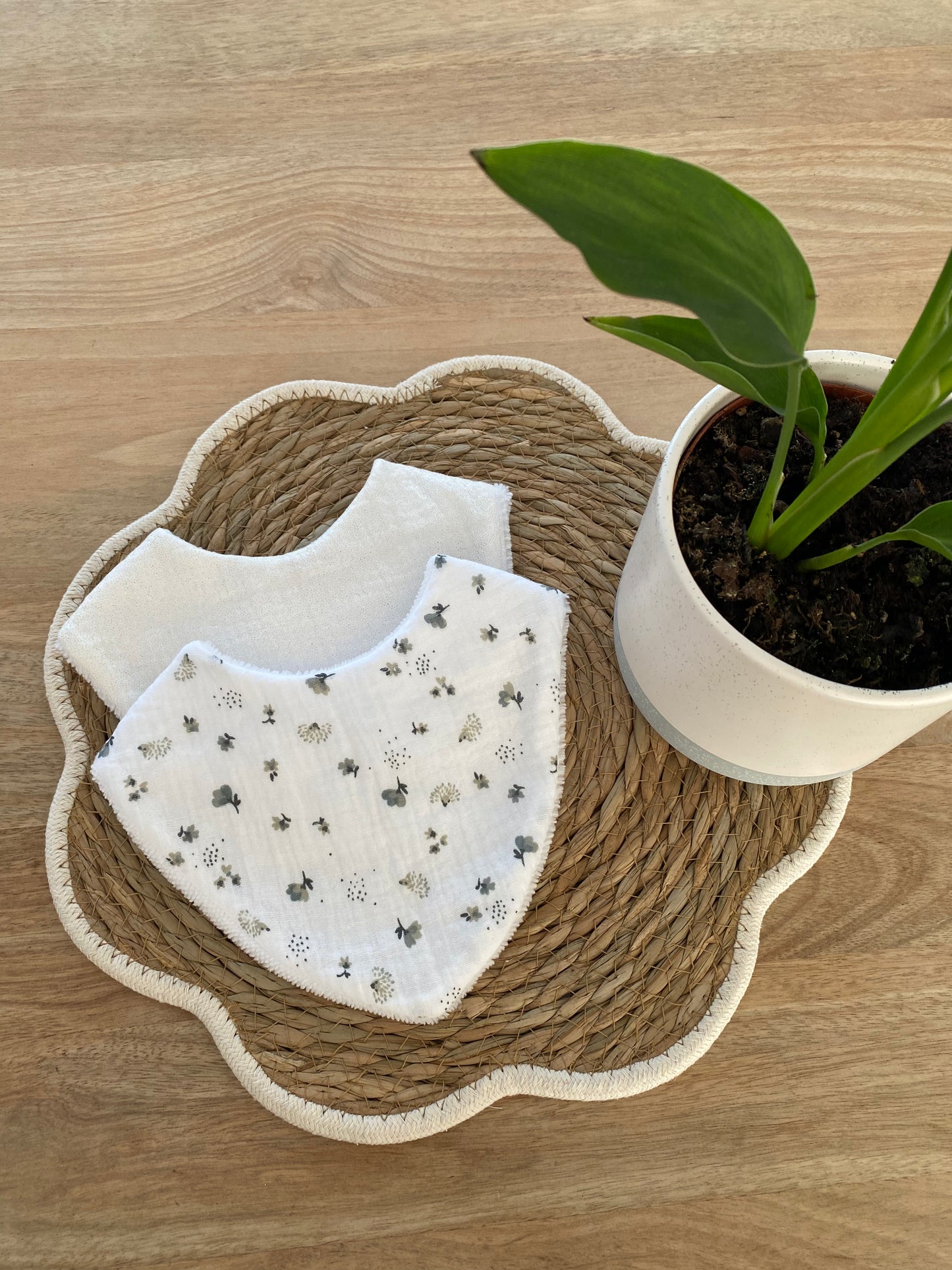 Duo de bavoirs bandana