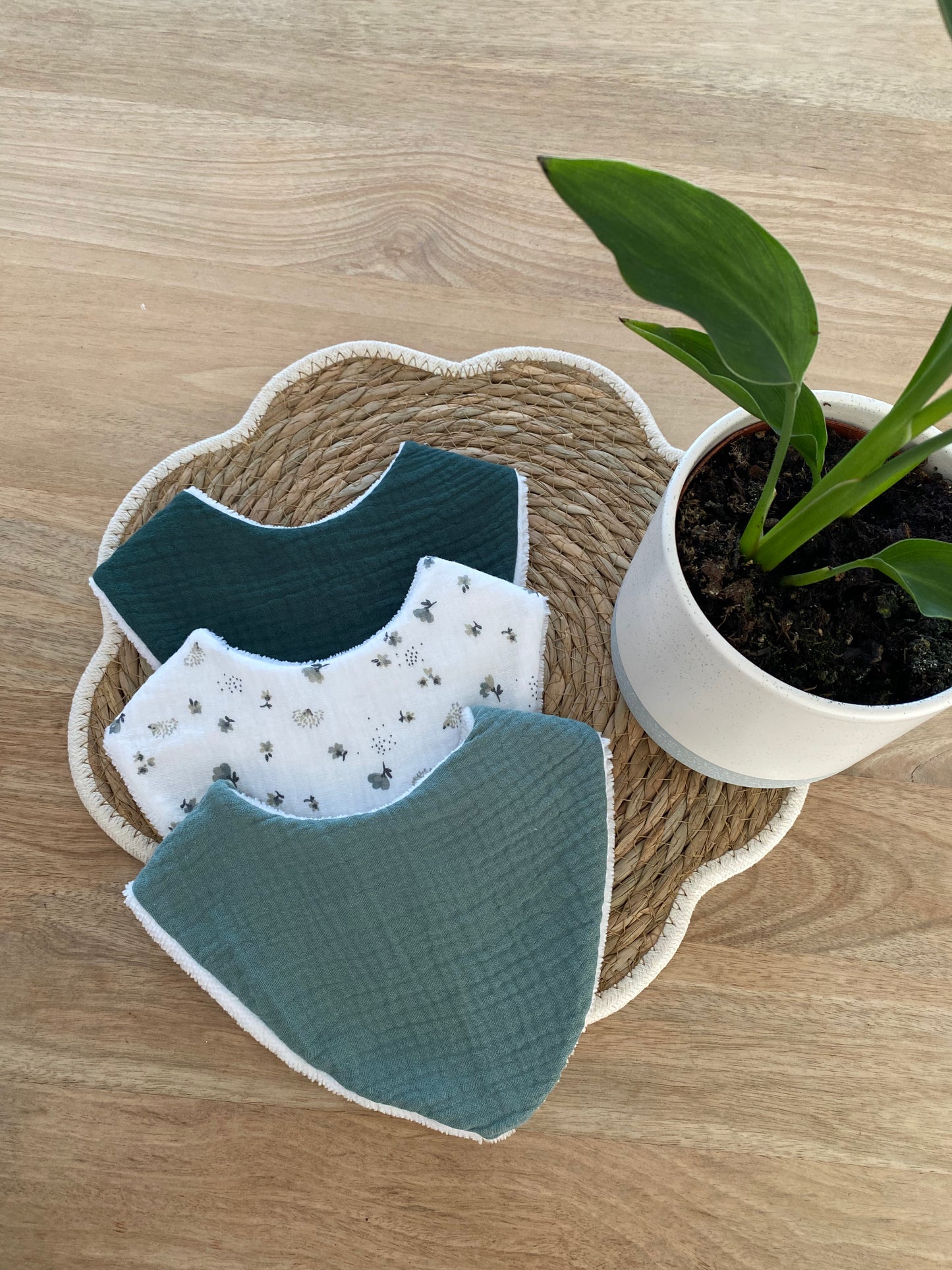Trio de Bavoirs bandana