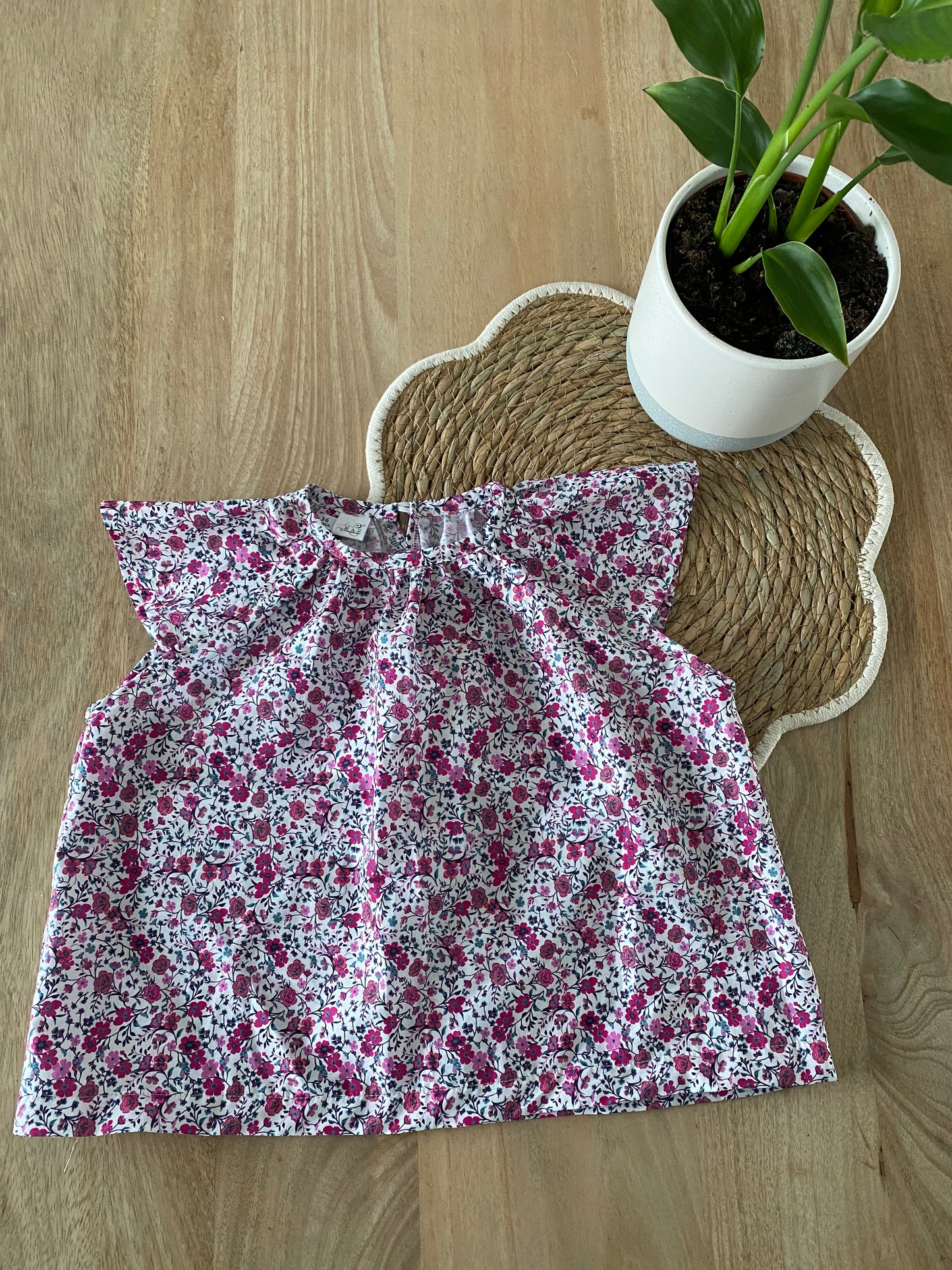 Blouse mancherons